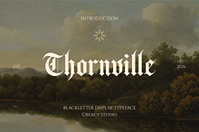 Thornville — Blackletter Display