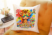 Autism Awareness Giraffe PNG, an Illustration by Sublimation Artist (Thumbnail 8 of 9)