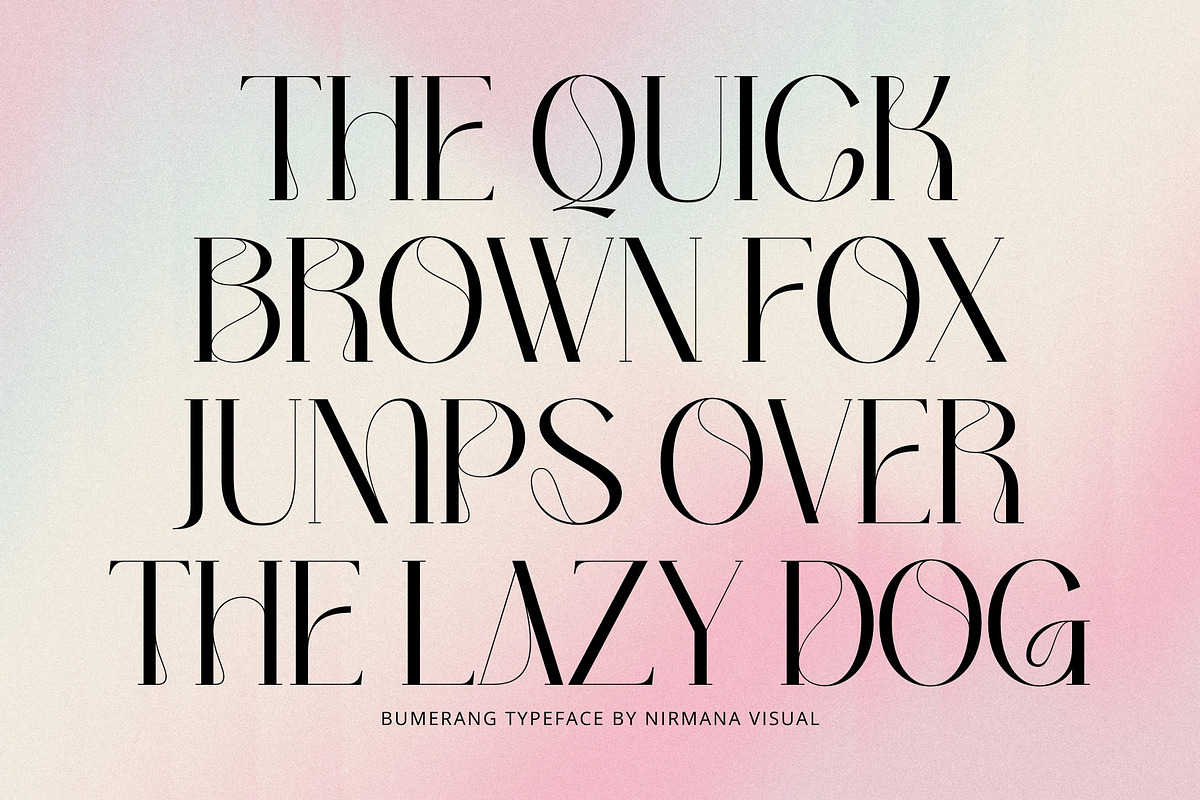 Bumerang - Display Serif, a Serif Font by Nirmana Visual (Photo 8 of 15)