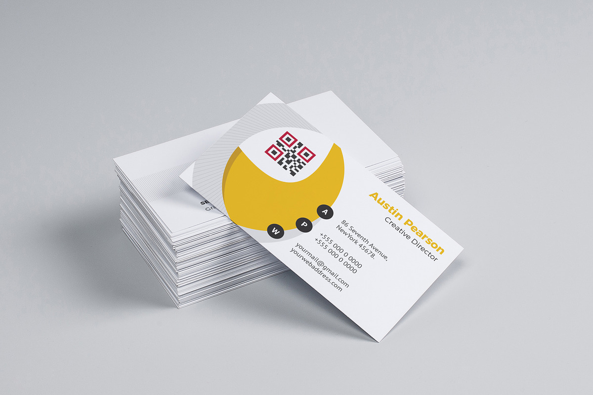 Minimal Business Card, a Business Card Template by ZAAS (Photo 4 of 6)
