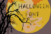 Halloween woody alphabet, a Script Font by AnastasiyaOleynik (Thumbnail 1 of 5)