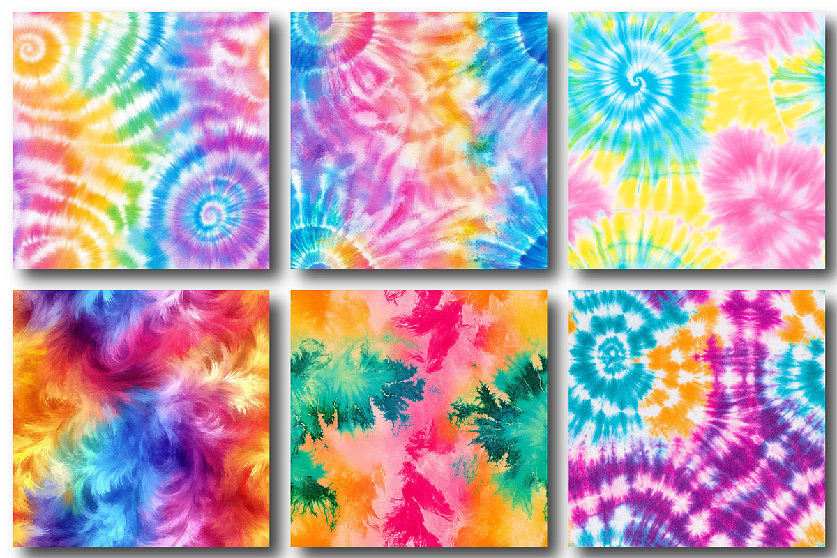 Colorful Tie Dye Seamless Patterns, a Pattern Graphic by designcity5 (Photo 3 of 5)