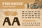 Fremost - Sans Serif Typeface, a Sans Serif Font by Burntilldead (Thumbnail 2 of 12)