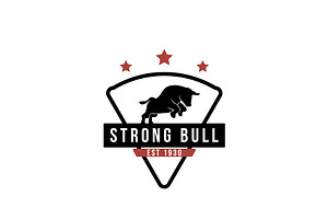 Strong Bull Logo Design, a Branding & Logo Template by AlvinStd
