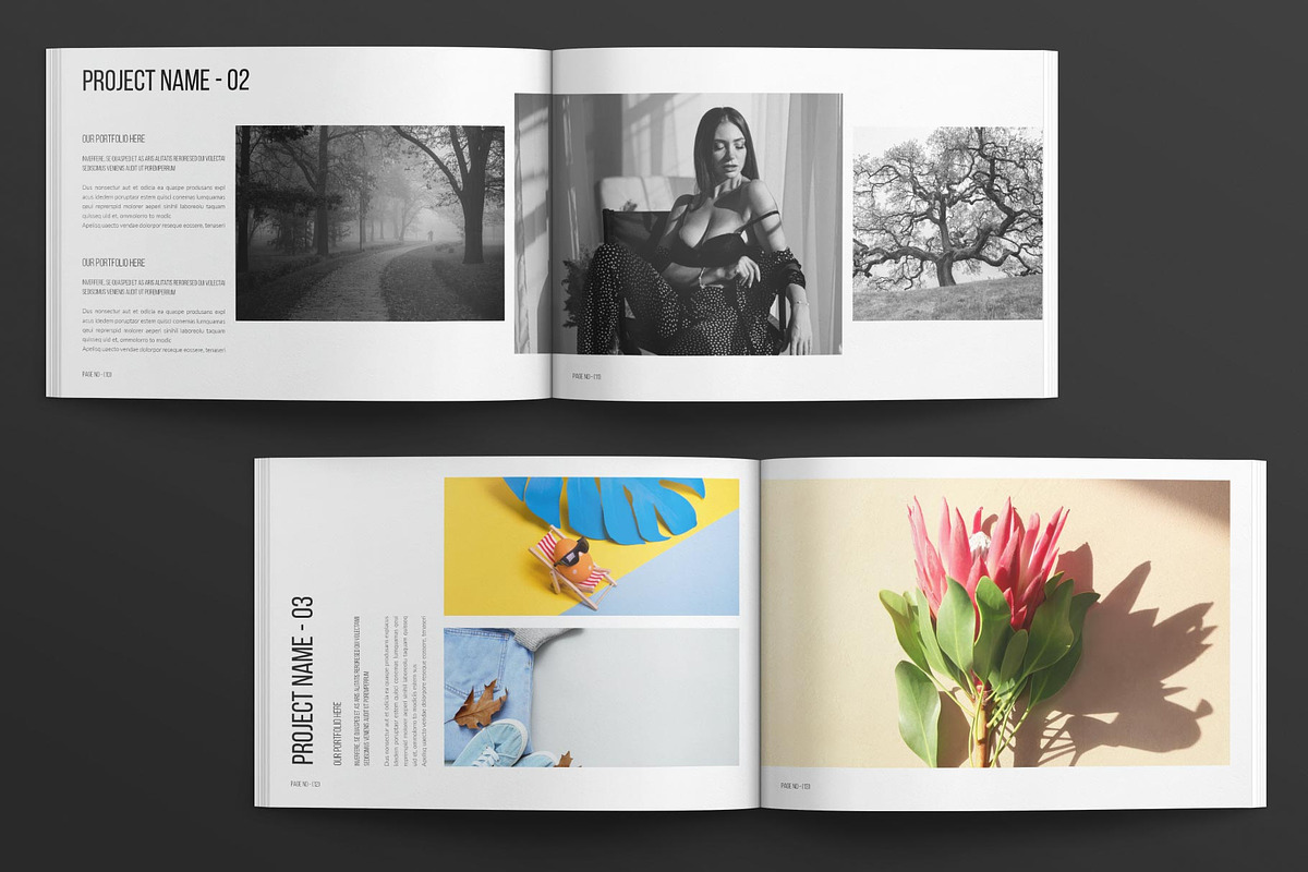 Portfolio Design Template Landscape, a Brochure Template by E-Type (Photo 5 of 7)