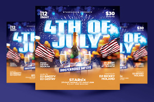 4th of July Flyer, a Flyer Template by RTXdesinger99