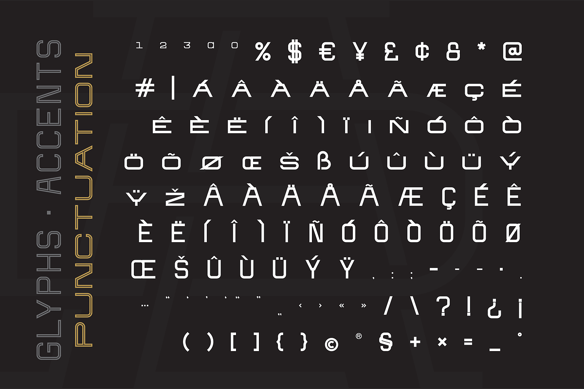 Brandogram Bold Monogram Typeface, a Slab Serif Font by Bogdan Casota (Photo 3 of 6)