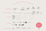 Pillowbook typeface + Extras!, a Script Font by Lisa Glanz (Thumbnail 3 of 5)
