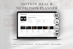 Notion Meal Planner Template