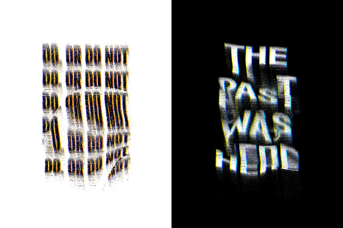 Distortion Text Effects Collection, a Texture Graphic by pixelbuddha.net (Photo 9 of 13)