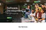 Software Development Website, a Landing Page Template by simplywebs (Thumbnail 2 of 2)