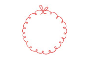 Bow circle coquette frames, an Object Graphic by Elena Pimukova (Thumbnail 7 of 9)