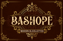 BASHOPE VINTAGE FONT