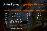 Robert's Script Regular, a Font by Roland Huse Design (Thumbnail 2 of 6)