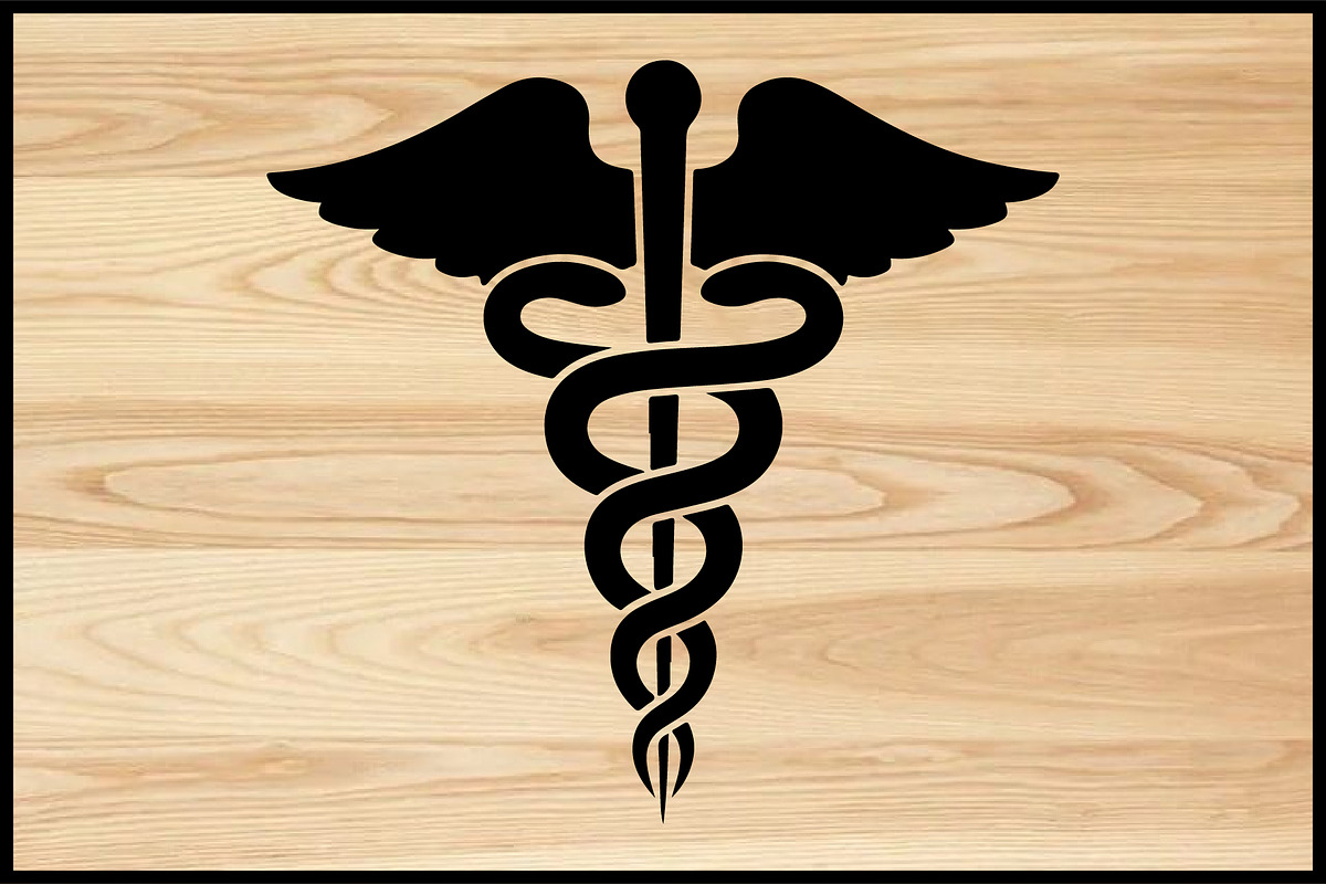 20 Caduceus Symbol Silhouette Set, an Illustration by hafijul (Photo 3 of 4)