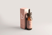Amber Glass Dropper Bottle Mockups, a Cups & Container Mockup by pmvch (Thumbnail 1 of 20)