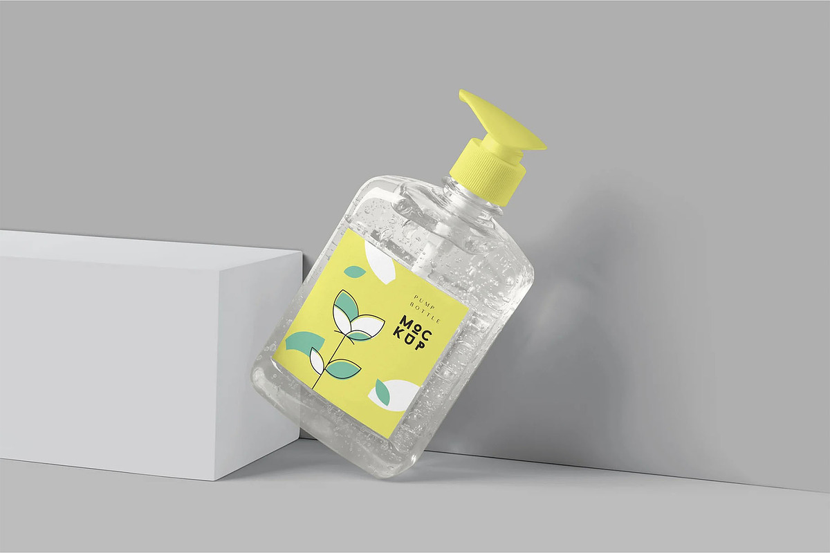 Dispenser Pump Bottle Mockups, a Product Mockup by megostudi0 (Photo 6 of 6)