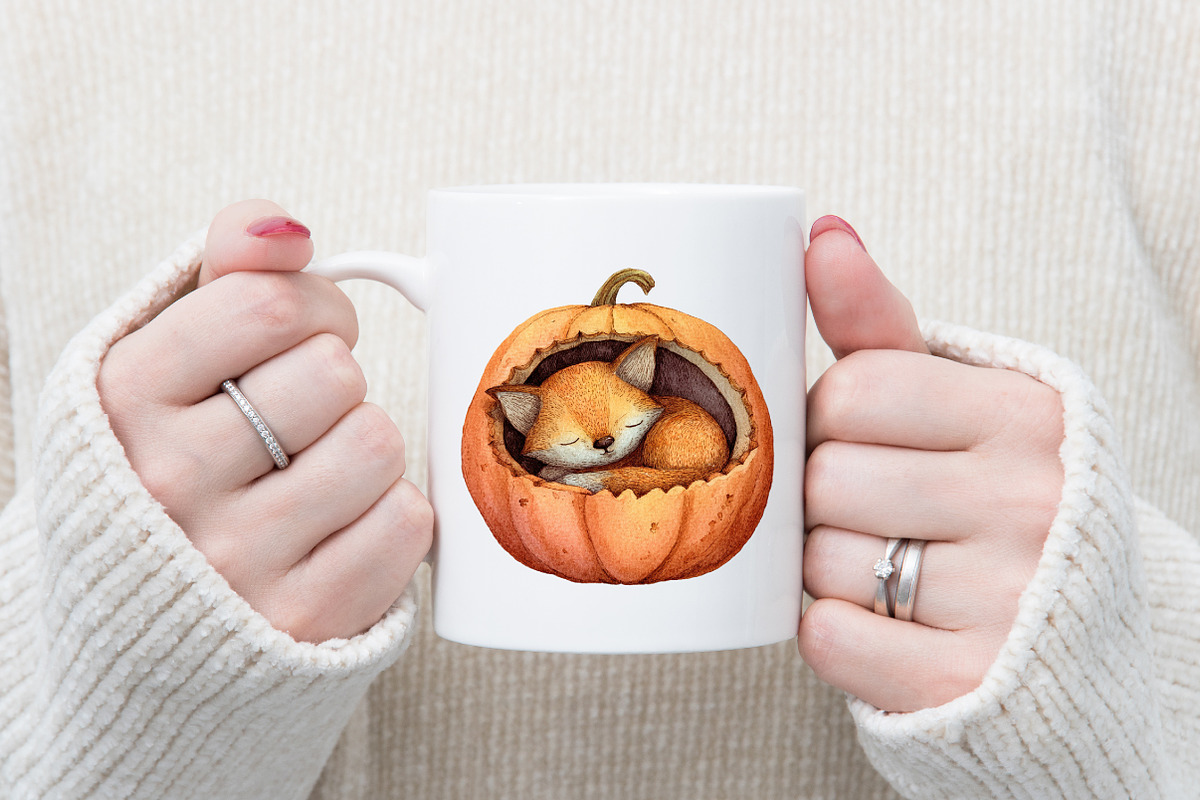 Whimsical Halloween Animal Clipart, a Graphic by designcity5 (Photo 4 of 5)
