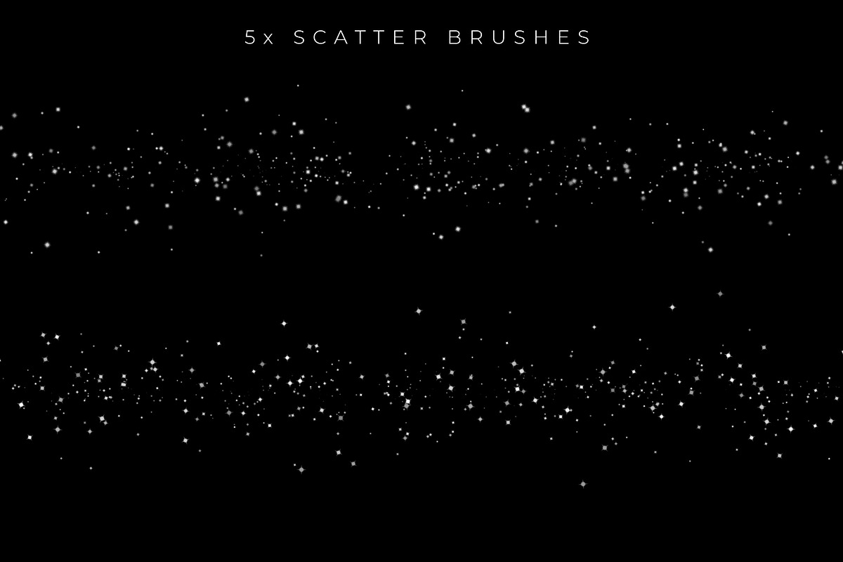 Star Photoshop Brushes, a Brush Add-On by Dene Studios (Photo 4 of 9)