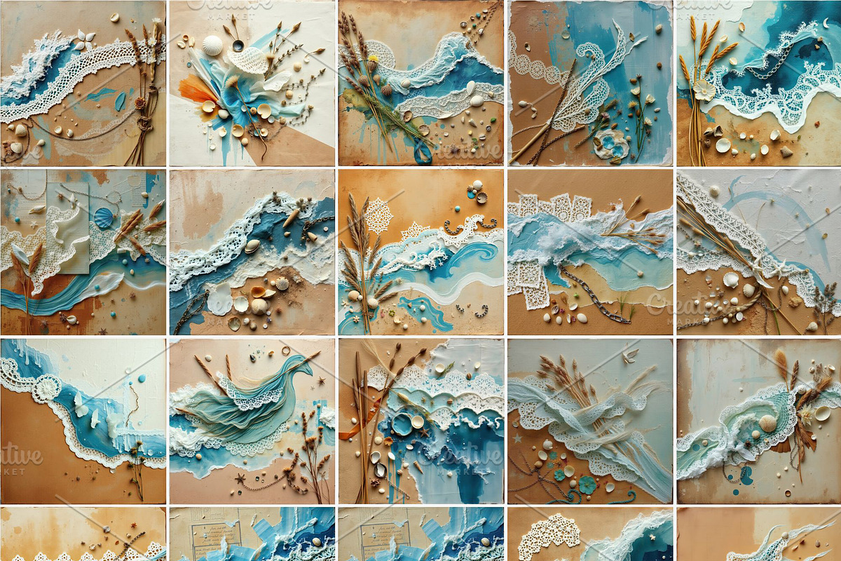 25 sea-themed backgrounds, an Illustration by pictures for you (Photo 4 of 4)