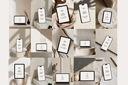 Canva Device Mockups Beige Aesthetic, a Mockup by highbrandclub (Thumbnail 2 of 6)