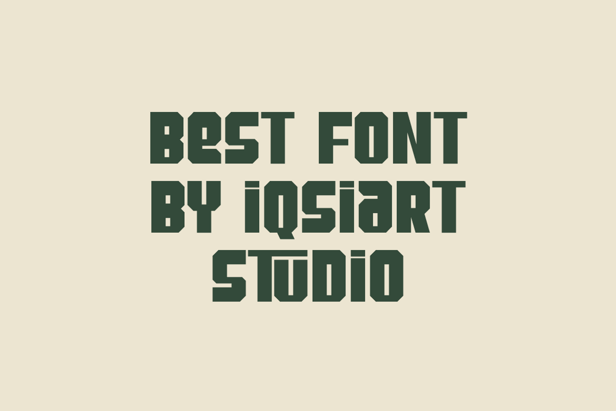 Gilndra Down - Thick & Bold Font, a Sans Serif Font by Iqsiart Studio (Photo 5 of 7)