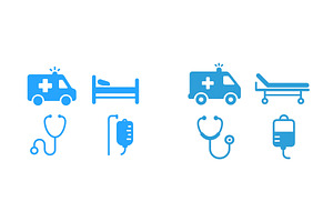 Medical symbols representing, a Healthcare Illustration by ZinetroN