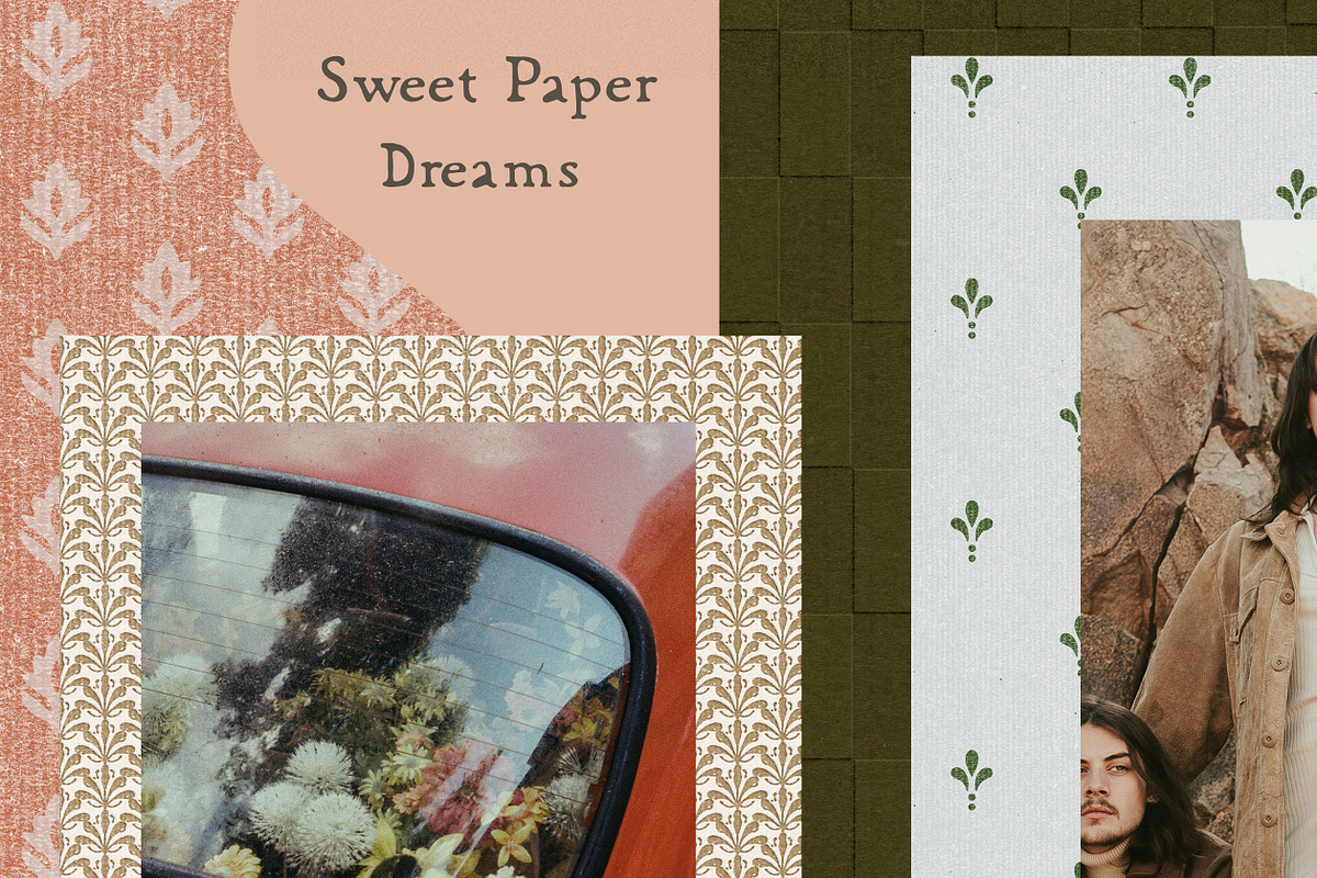 Nostalgic Cottagecore Patterns, a Background Graphic by Laras Wonderland (Photo 14 of 14)