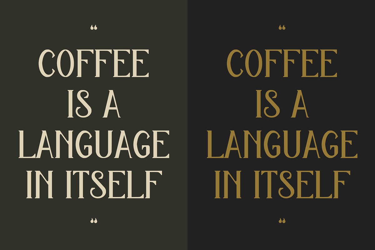 Lactia Serif Display Typeface, a Serif Font by Maulana Creative (Photo 5 of 7)