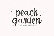 Peach Garden | Script Font, a Script Font by KA Designs (Thumbnail 1 of 10)