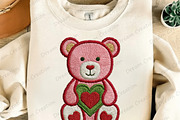 Faux Yarn Crochet Valentines Teddy, an Illustration by Dream Creation (Thumbnail 2 of 5)