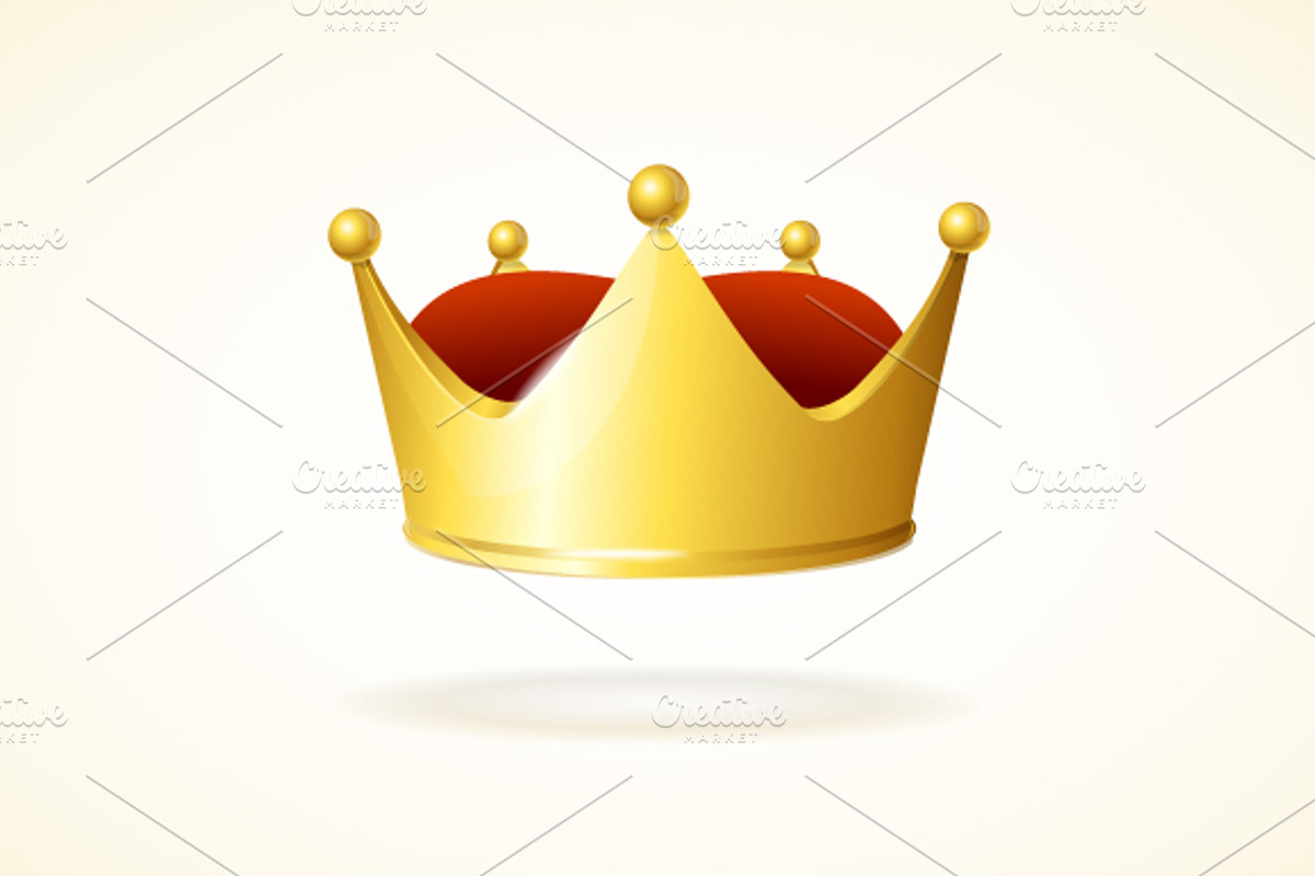 Vector golden crown preview 2