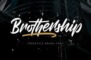 Brothership - Freestyle Brush Font