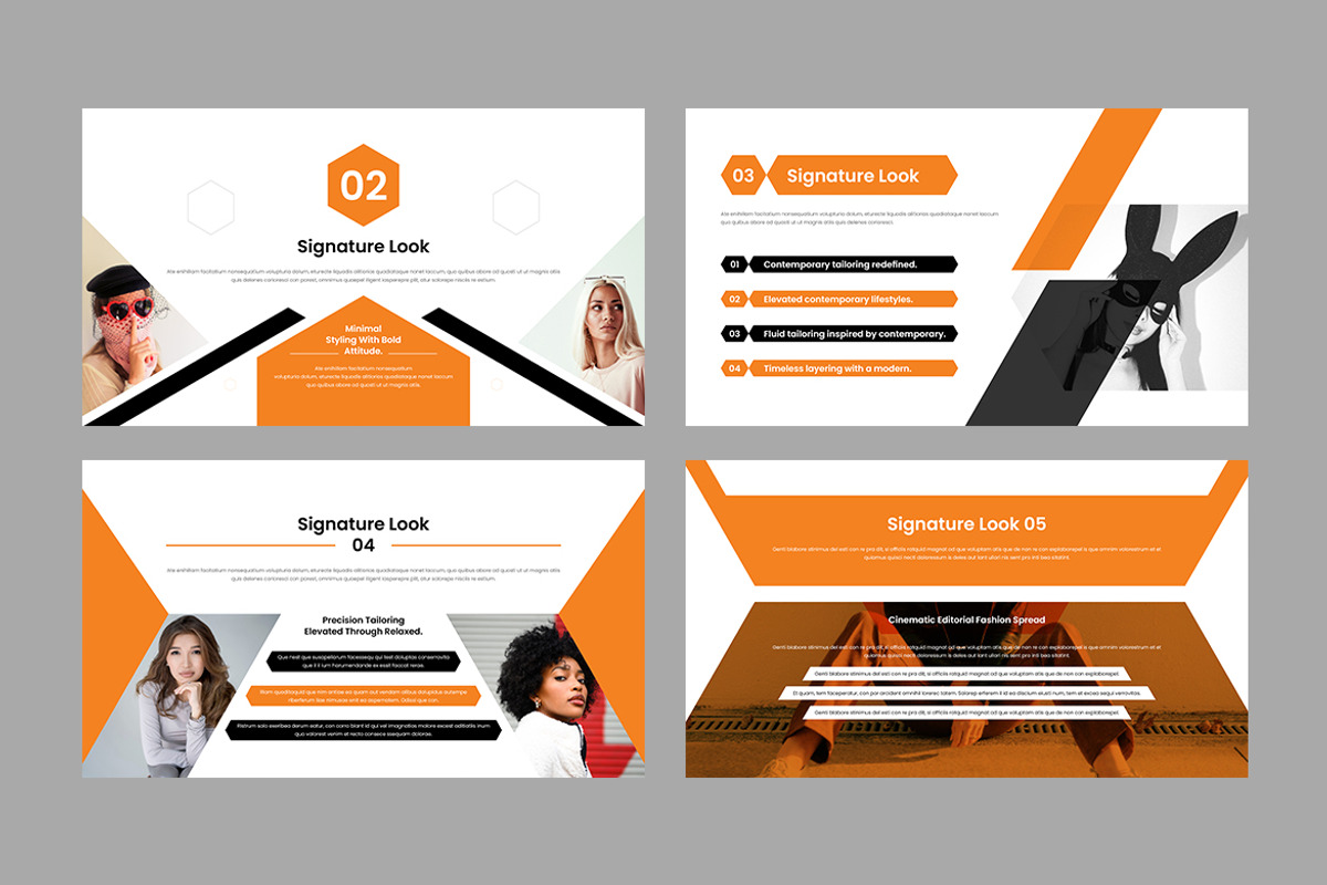 Lookbook Presentation Template, a Presentation Template by White Graphic (Photo 5 of 11)