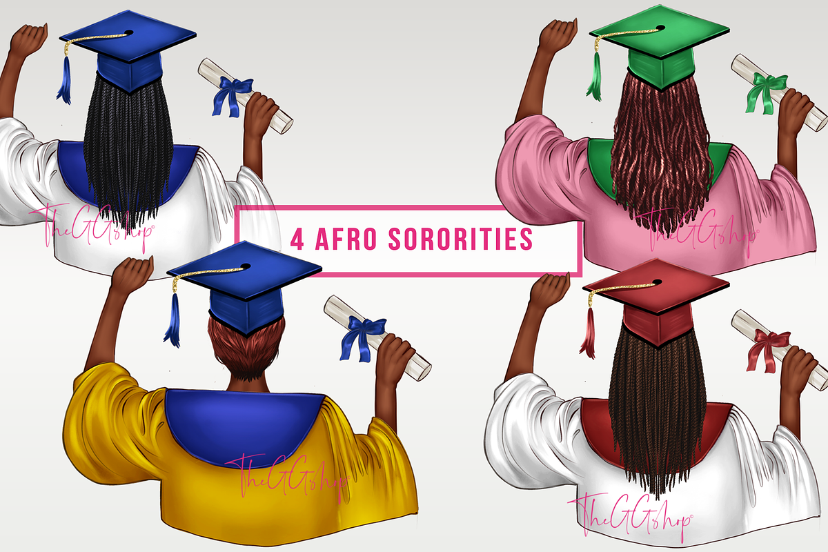 Graduation & Sorority Mega Bundle, an Education Illustration by The GG Shop (Photo 3 of 8)
