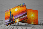 Landscape Canvas Mock-Up, a Pens & Pencil Mockup by MassDream (Thumbnail 7 of 9)