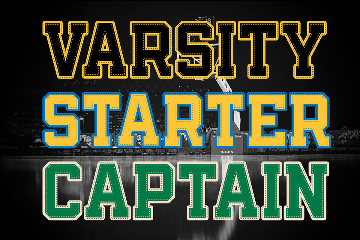 JOCK – The Classic Letterman Font, a Slab Serif Font by Loudoun Design Co. (Photo 4 of 8)