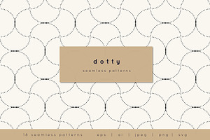 Dotty Seamless Pattern Set