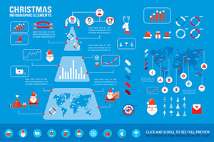 4 Christmas & New Year infographics