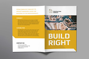 Construction Company Brochure Bifold