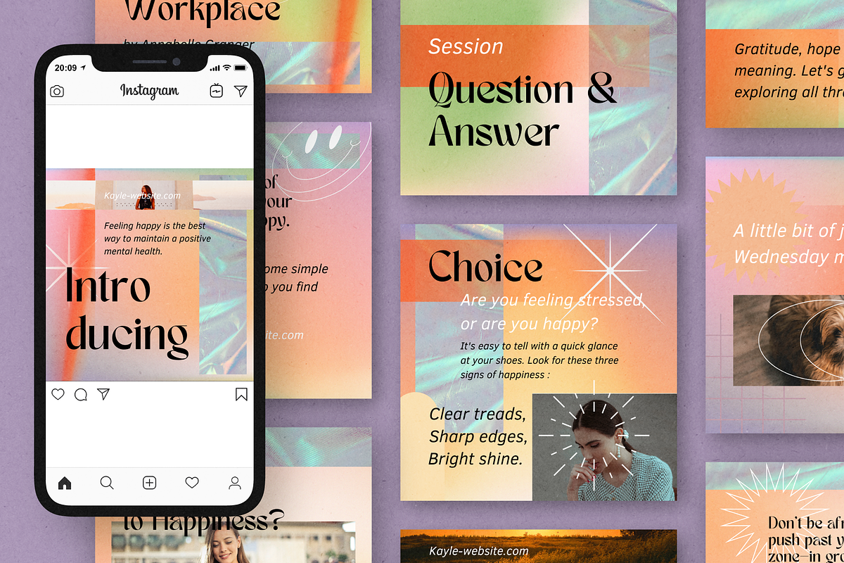 Canva Instagram Post - Kayle, a Social Media Template by Percy Temp.