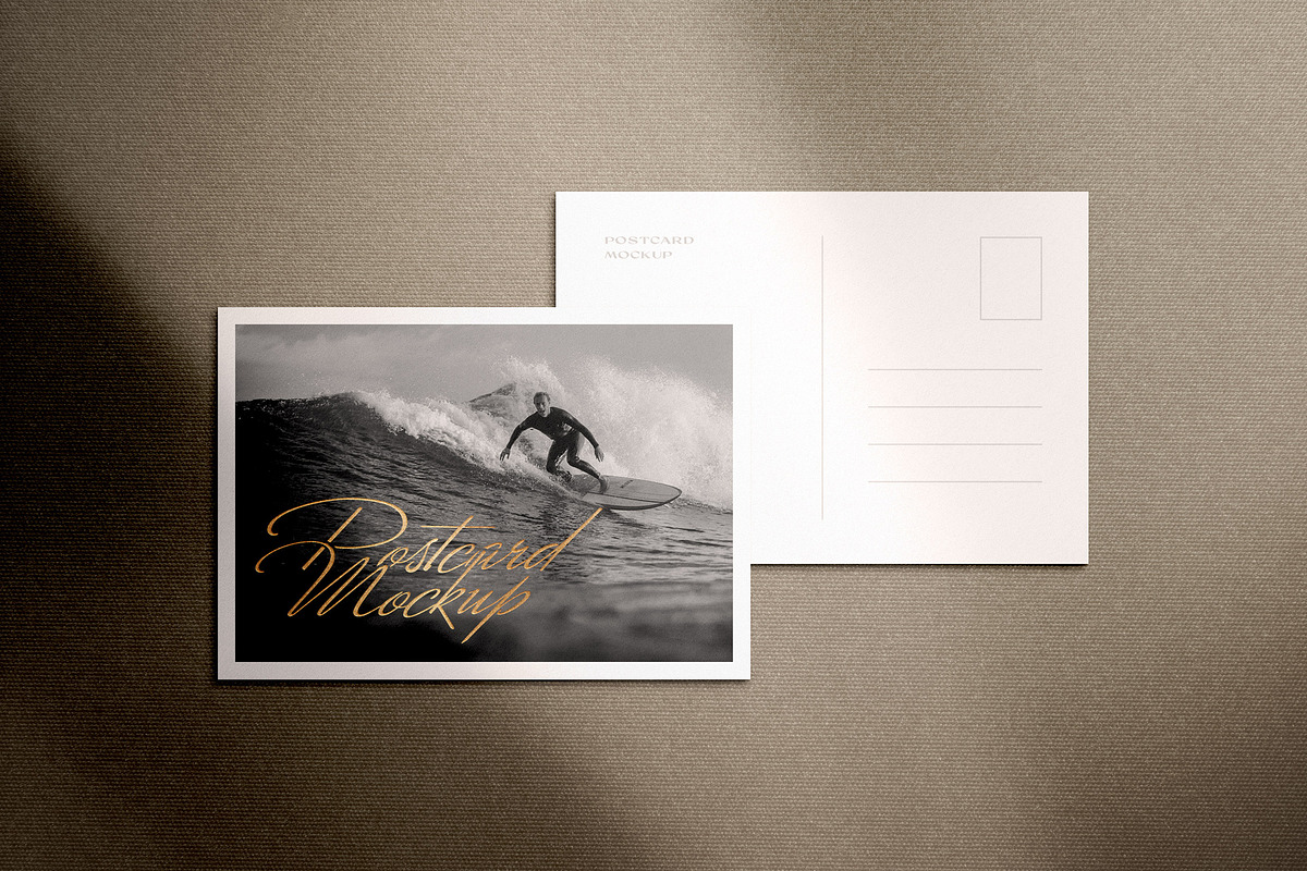 Realistic Postcard Mockup Scenes, a Pens & Pencil Mockup by Design Squad (Photo 3 of 8)