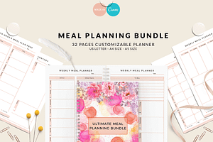 Weekly Meal Planner Printable PDF