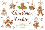 Christmas Cookies, a Decorative Illustration by Imaginasty (Thumbnail 1 of 3)