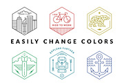 Line Badges - Volume 2, a Branding & Logo Template by Build Interactive (Thumbnail 2 of 4)
