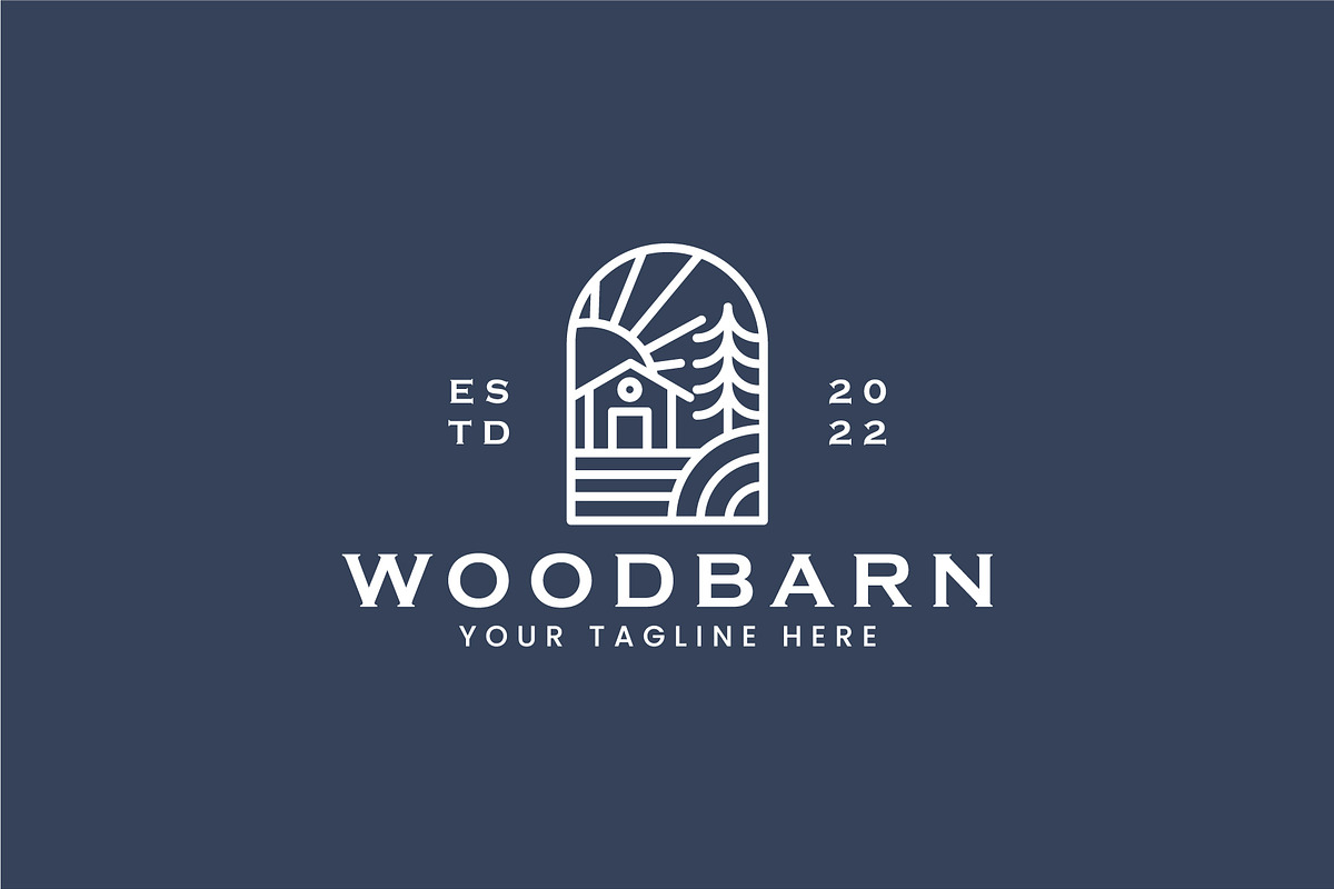 Woodbarn Logo Template, a Branding & Logo Template by Guna Studio (Photo 2 of 4)