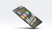 Colored Pencils Pack Mock-Up, a Pens & Pencil Mockup by DesignRushMarket (Thumbnail 7 of 7)