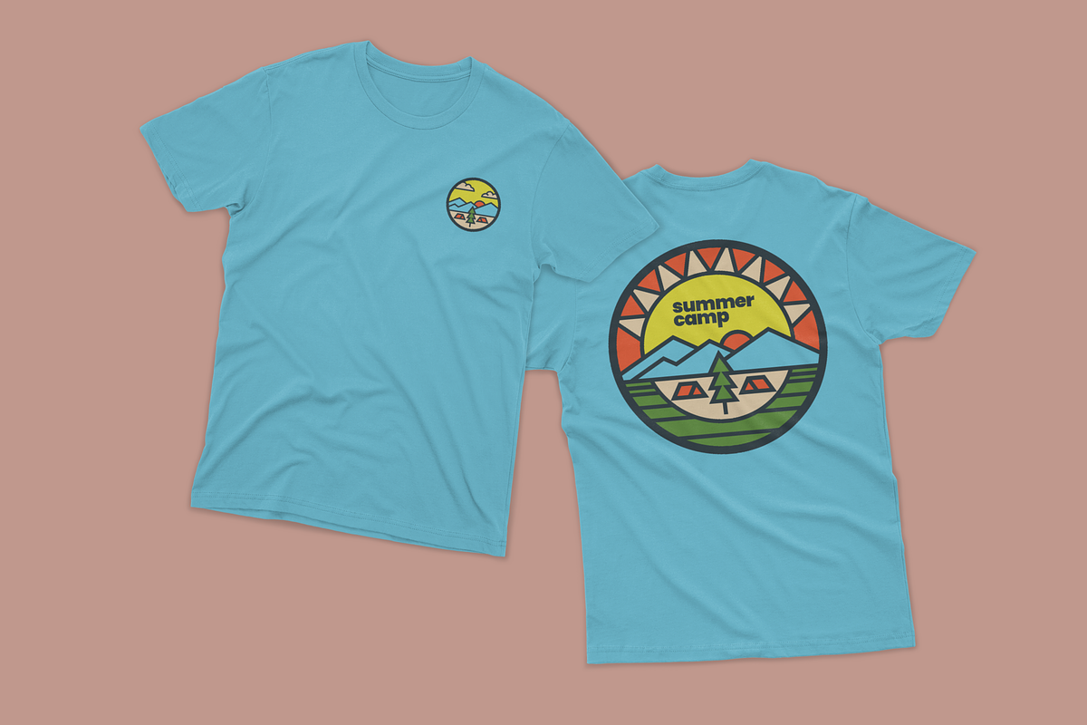Summer Camp Badge Pack, an Illustration by Firowerk (Photo 3 of 6)