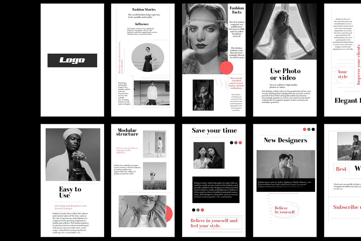 Elegant Fashion Stories Premiere Pro, a Templates & Theme by 2dfx (Photo 1 of 2)