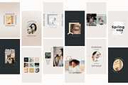 150 Canva Instagram Templates, a Social Media Template by Erin Cassidy (Thumbnail 14 of 27)